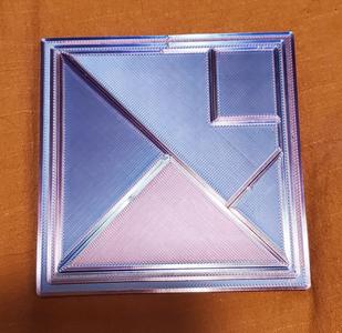 Square & Triangle Tangram Puzzle