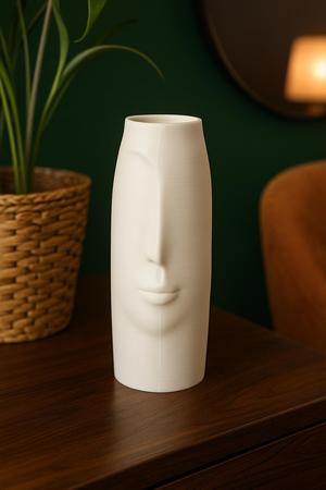 Face Silhouette Vase – Minimalist Abstract Design