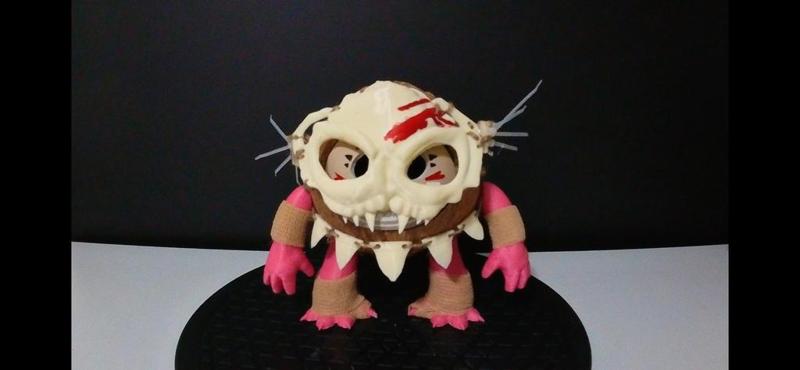 Kotu the Kakamora from Moana 2 - Using a real coconut!
