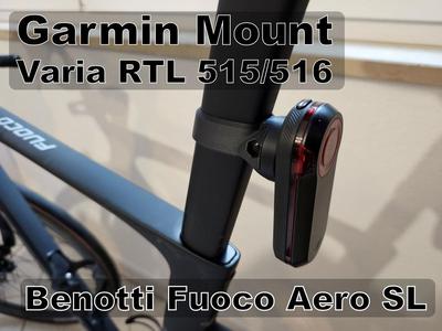 Garmin Varia Mount for Benotti Fuoco Aero SL