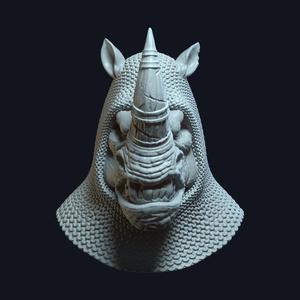 Rhinheart v10 Action Figure Head