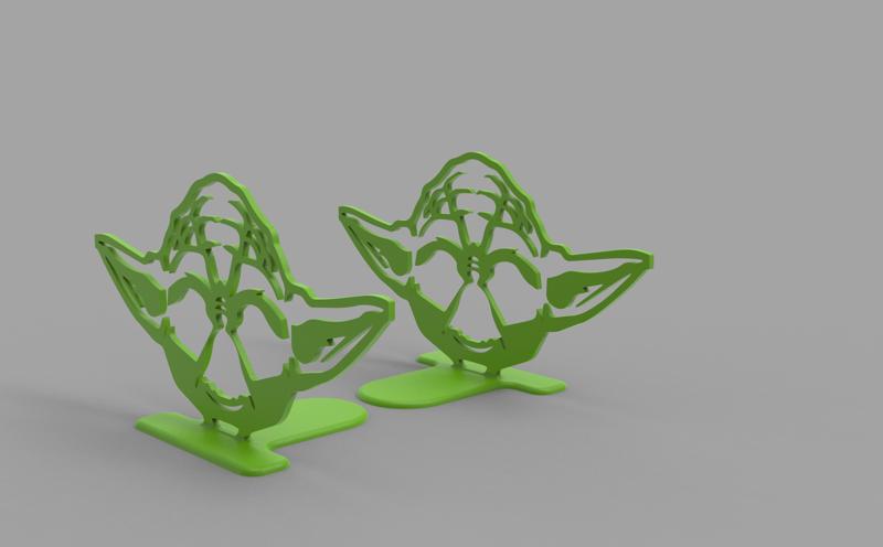 Yoda Book Ends
