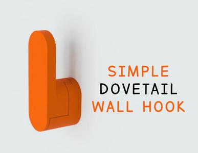 Simple Dovetail Wall Hook