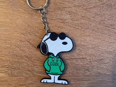 Snoopy Keychain / Peanuts / Charlie Brown / Gift