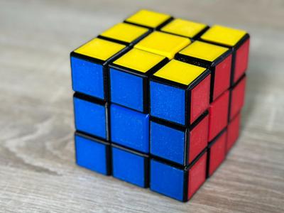 Rubiks Cube all part fully printed 