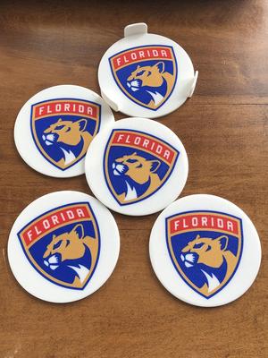 NHL - FLA Coaster and Holder Set