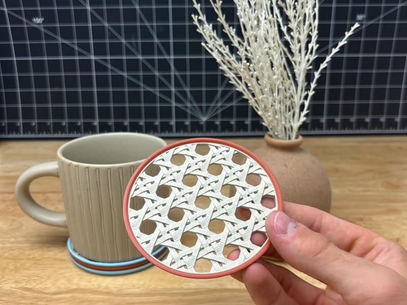 Rattan Coaster