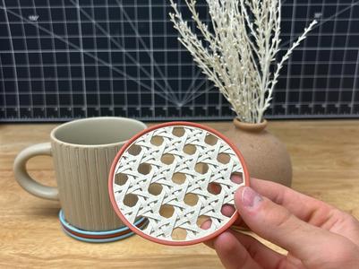 Rattan Coaster