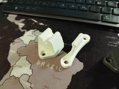Caravan door hook and snapper