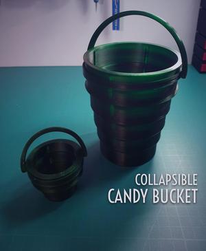 Collapsible Candy Bucket || Halloween / Experiments
