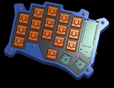 Temper keyboard gasket case