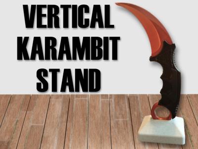 Vertical Karambit Stand (wider diameter - 8.9mm)