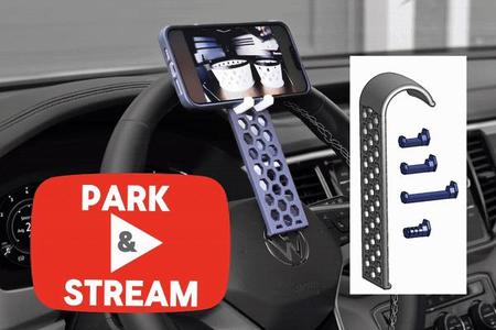 Modular Steering Wheel Mount Phones and Tablets
