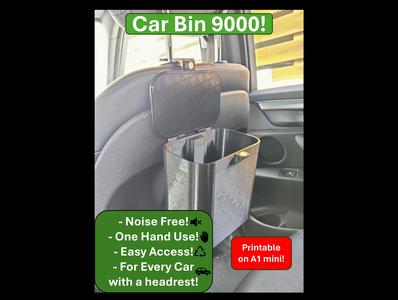 Car Bin 9000 - one hand use / no rattling noise