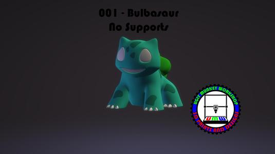 001 - Bulbasaur - No Supports