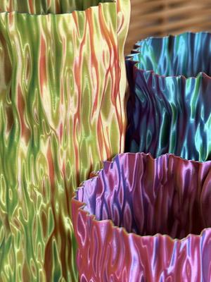Wrinkled Vases