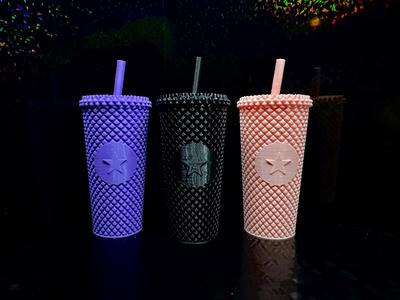 Coffee Cup Studded Tumbler/Starbucks Inspired (Improved)