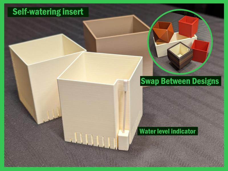 Planter Self-watering Insert - 3"/75mm square