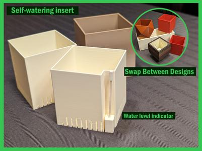 Planter Self-watering Insert - 3"/75mm square