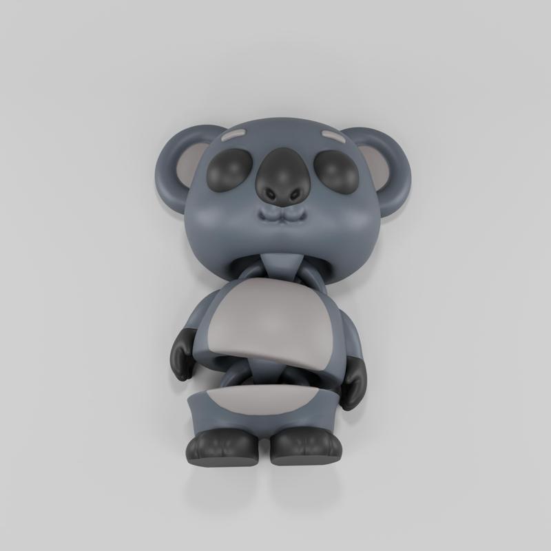 Flexy Koala Figurine + Keychain