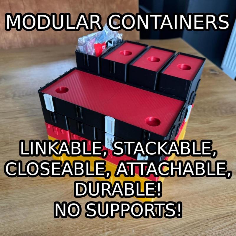 Modular extendable containers - V1