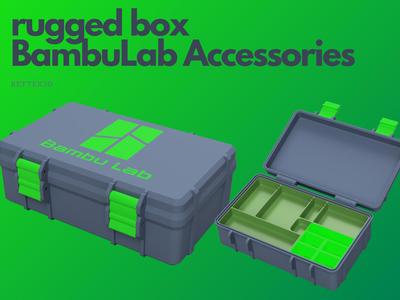 Rugged Box for Bambulab X1C/P1/P1S accessories