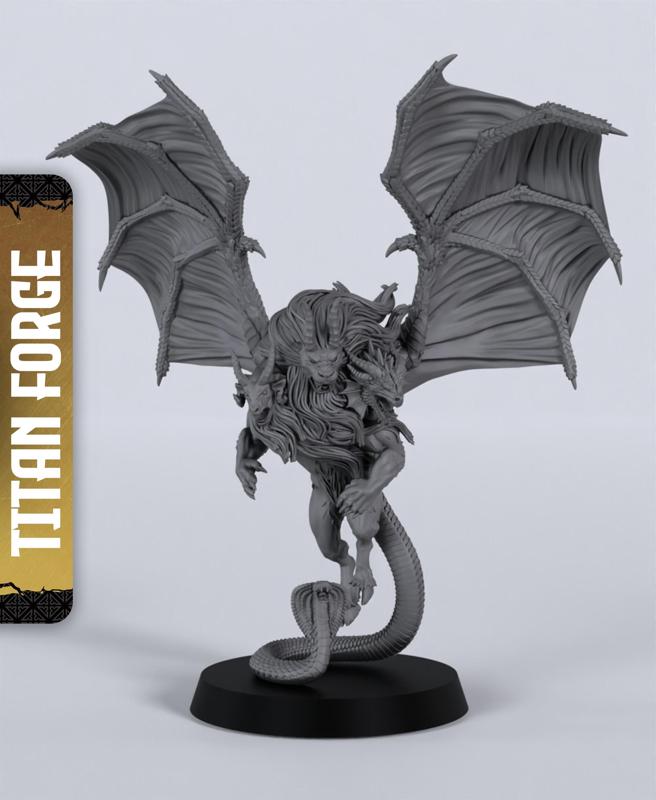 Chimera - With Free Dragon Warhammer - 5e DnD Inspired for RPG and Wargamers