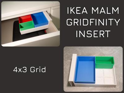 Ikea Malm Gridfinity Hanging Organizer