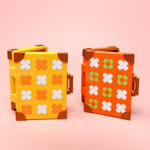 Flower Power Mini Suitcase – Working Teaset, Functional Container, Purse Organizer - AMS & Non-AMS