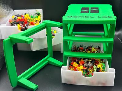 Modular Stacking Desk Organiser Draws