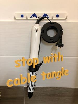 Mini cable reel for small electrical appliances