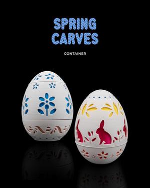 Spring Carves Container