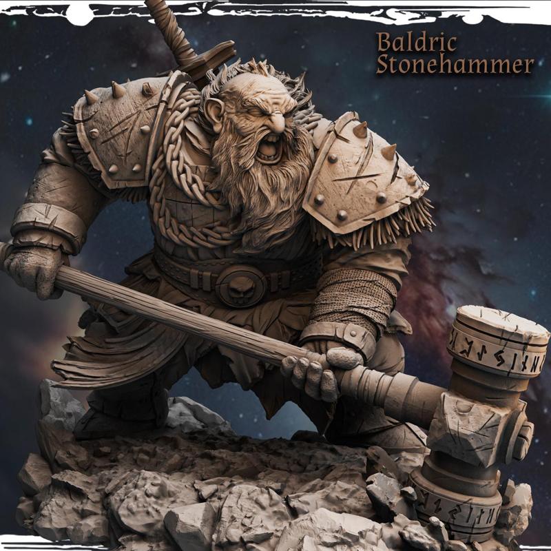 Baldric Stonehammer 75mm
