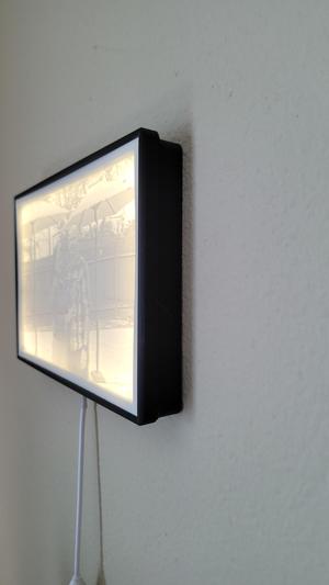Lithophane frame