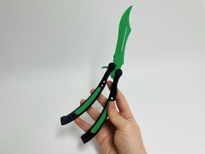 Butterfly knife v2 (free movement)