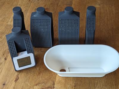 AMS Desiccant Containers with Threaded Lid