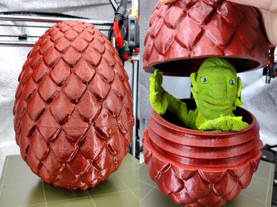 Extra Large Dragon Egg with Threads
