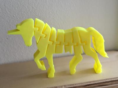 Flexi Unicorn (Single Extrusion)