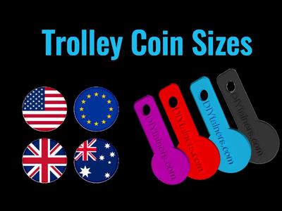 Shopping Trolley Coin Key