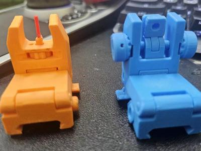 Folding adjustable iron sights set折叠可调机械瞄准器套装