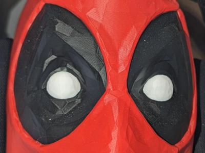 Surprised DeadPool headphone holder - Lifesized