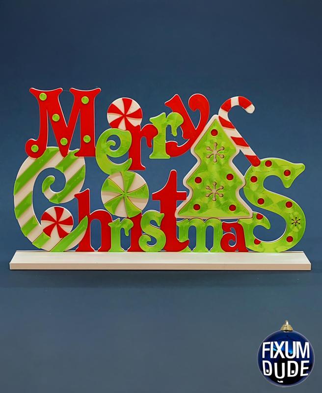 Merry Christmas Tabletop Decoration