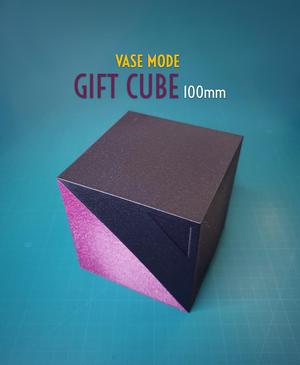 Gift Cube 100mm || Vase Mode