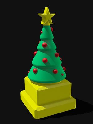 Christmas tree Trophy