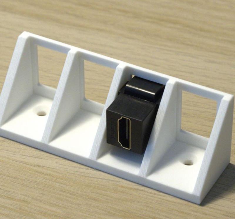 Right angle keystone patch panel. MANY SIZES