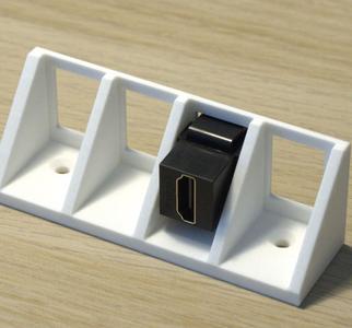 Right angle keystone patch panel. MANY SIZES