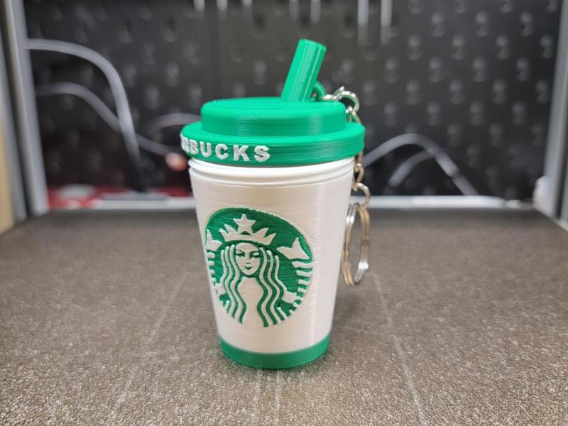 Starbucks-Inspired Keychain