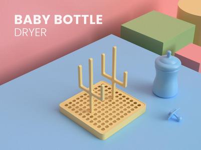 Baby bottles and accessories dryer