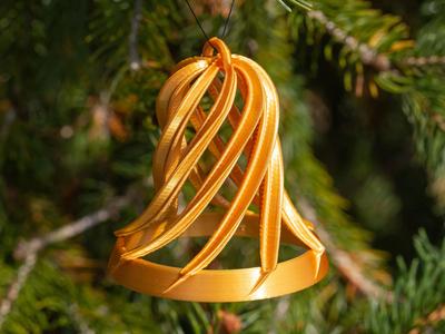 Open Spiral Christmas Bell