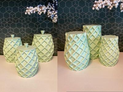 Bath Container Set With Lids (Large,Medium,Small)